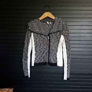 Anthropologie sweater zip up